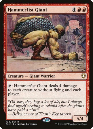 Hammerfist Giant [Commander Anthology Volume II] | Good Games Cannington