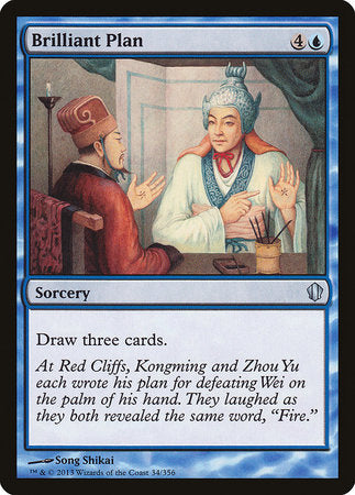 Brilliant Plan [Commander 2013] | Good Games Cannington