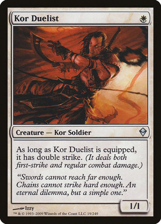 Kor Duelist [Zendikar] | Good Games Cannington