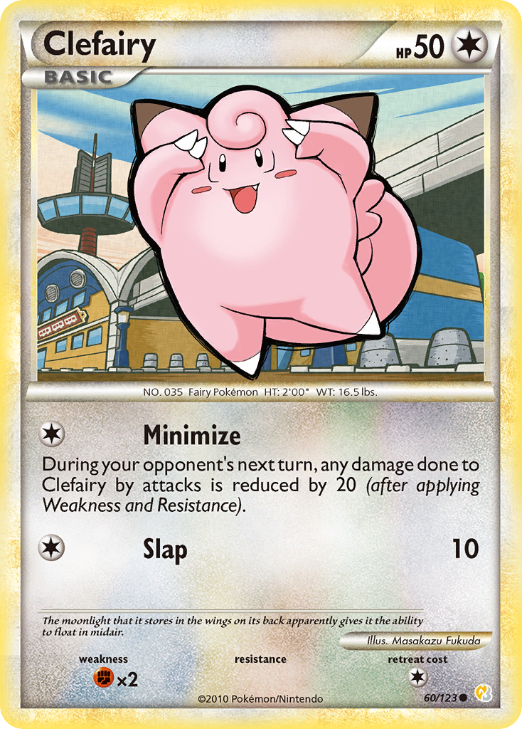 Clefairy (60/123) [HeartGold & SoulSilver: Base Set] | Good Games Cannington