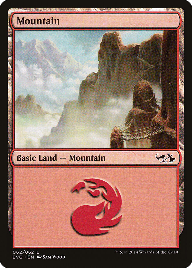 Mountain (62) (Elves vs. Goblins) [Duel Decks Anthology] | Good Games Cannington