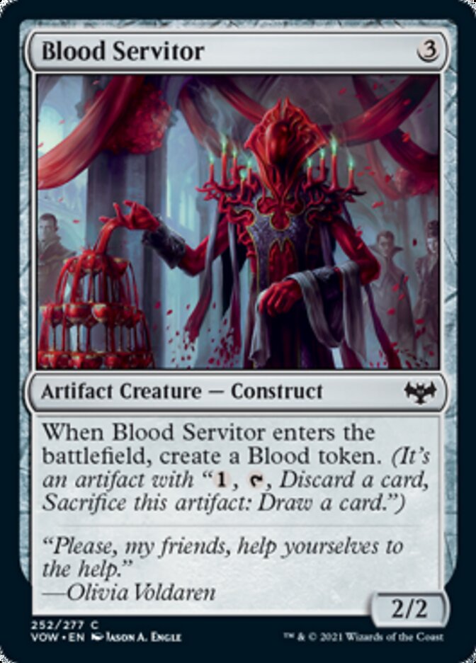 Blood Servitor [Innistrad: Crimson Vow] | Good Games Cannington