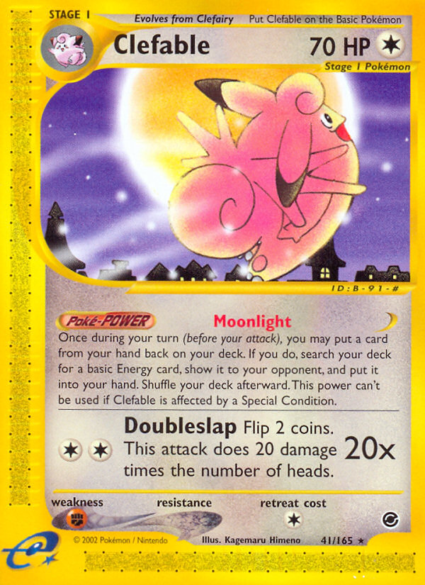 Clefable (41/165) [Expedition: Base Set] | Good Games Cannington