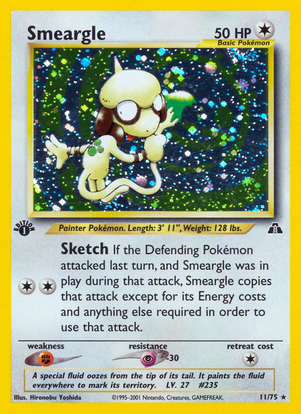 Smeargle (11/75) [Neo Discovery 1st Edition] | Good Games Cannington
