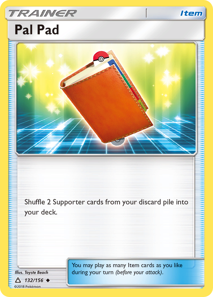 Pal Pad (132/156) [Sun & Moon: Ultra Prism] | Good Games Cannington