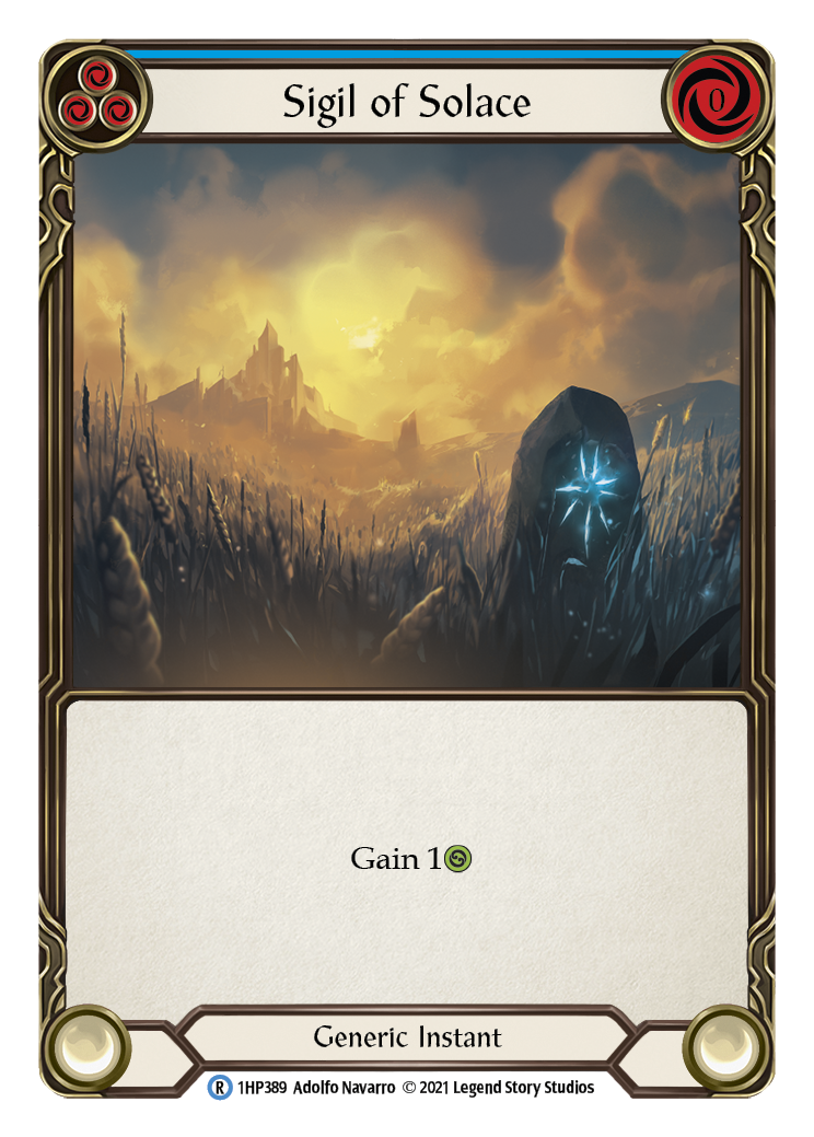 Sigil of Solace (Blue) [1HP389] | Good Games Cannington