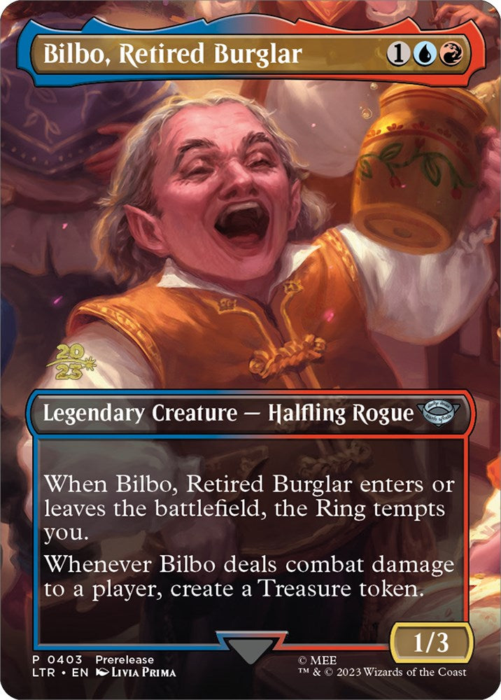 Bilbo, Retired Burglar [The Lord of the Rings: Tales of Middle-Earth Prerelease Promos] | Good Games Cannington