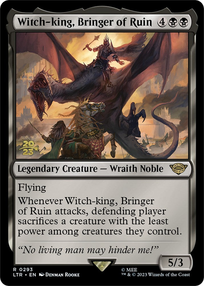 Witch-king, Bringer of Ruin [The Lord of the Rings: Tales of Middle-Earth Prerelease Promos] | Good Games Cannington