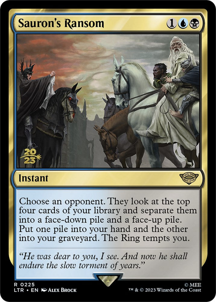 Sauron's Ransom [The Lord of the Rings: Tales of Middle-Earth Prerelease Promos] | Good Games Cannington
