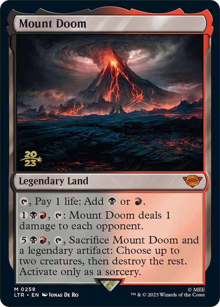 Mount Doom [The Lord of the Rings: Tales of Middle-Earth Prerelease Promos] | Good Games Cannington