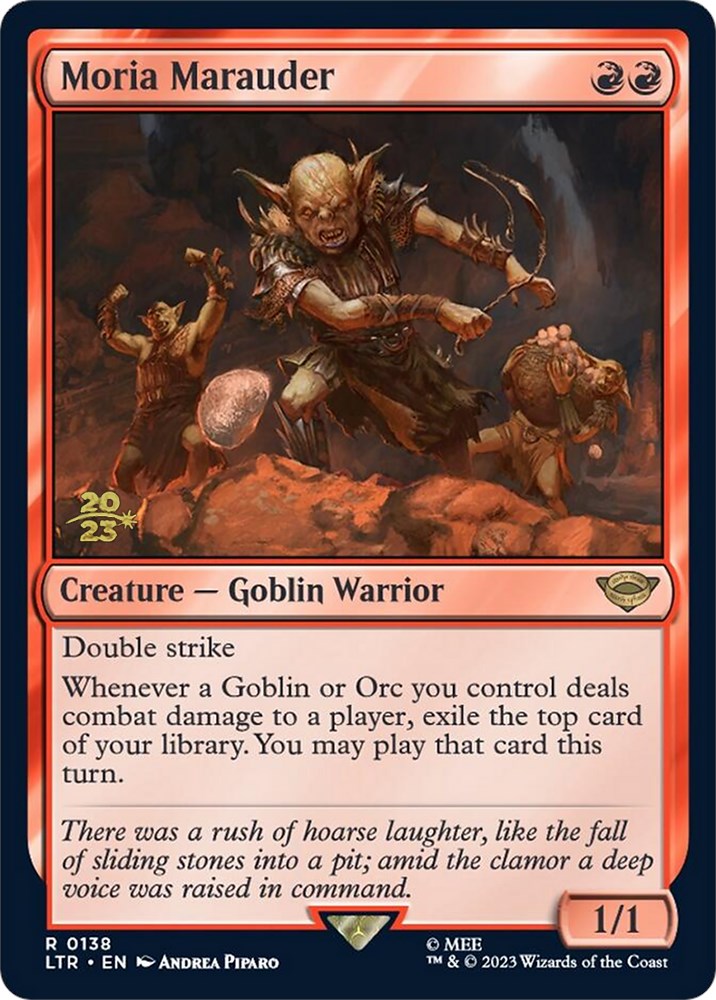 Moria Marauder [The Lord of the Rings: Tales of Middle-Earth Prerelease Promos] | Good Games Cannington