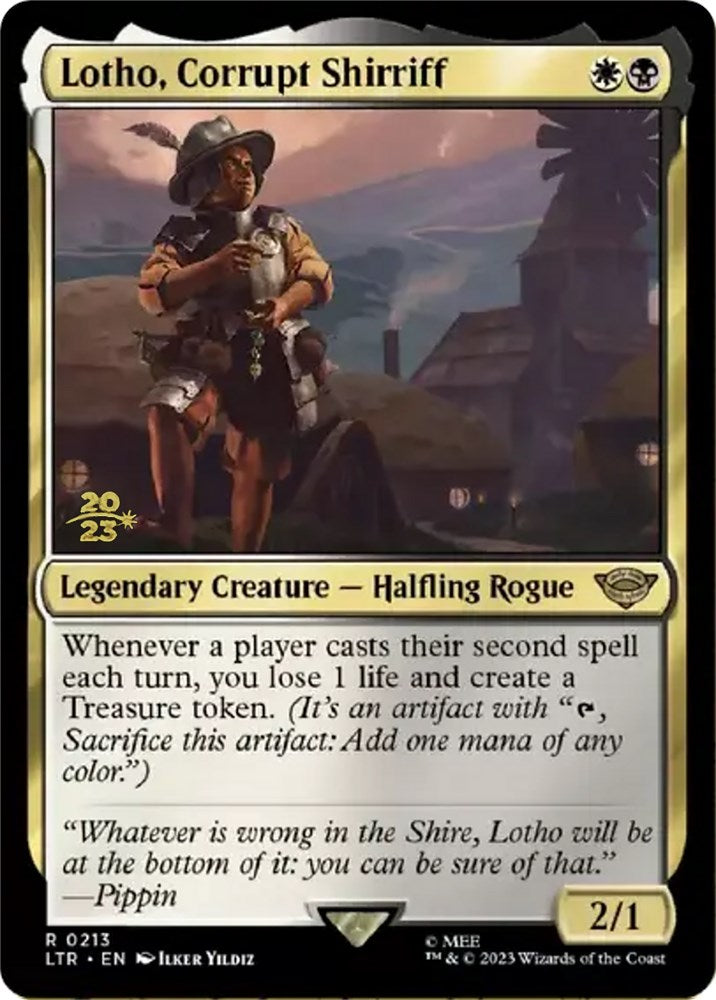 Lotho, Corrupt Shirriff [The Lord of the Rings: Tales of Middle-Earth Prerelease Promos] | Good Games Cannington