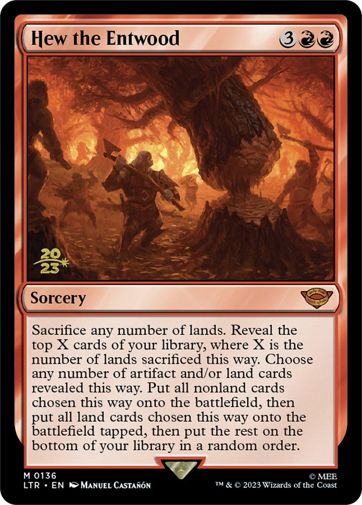 Hew the Entwood [The Lord of the Rings: Tales of Middle-Earth Prerelease Promos] | Good Games Cannington