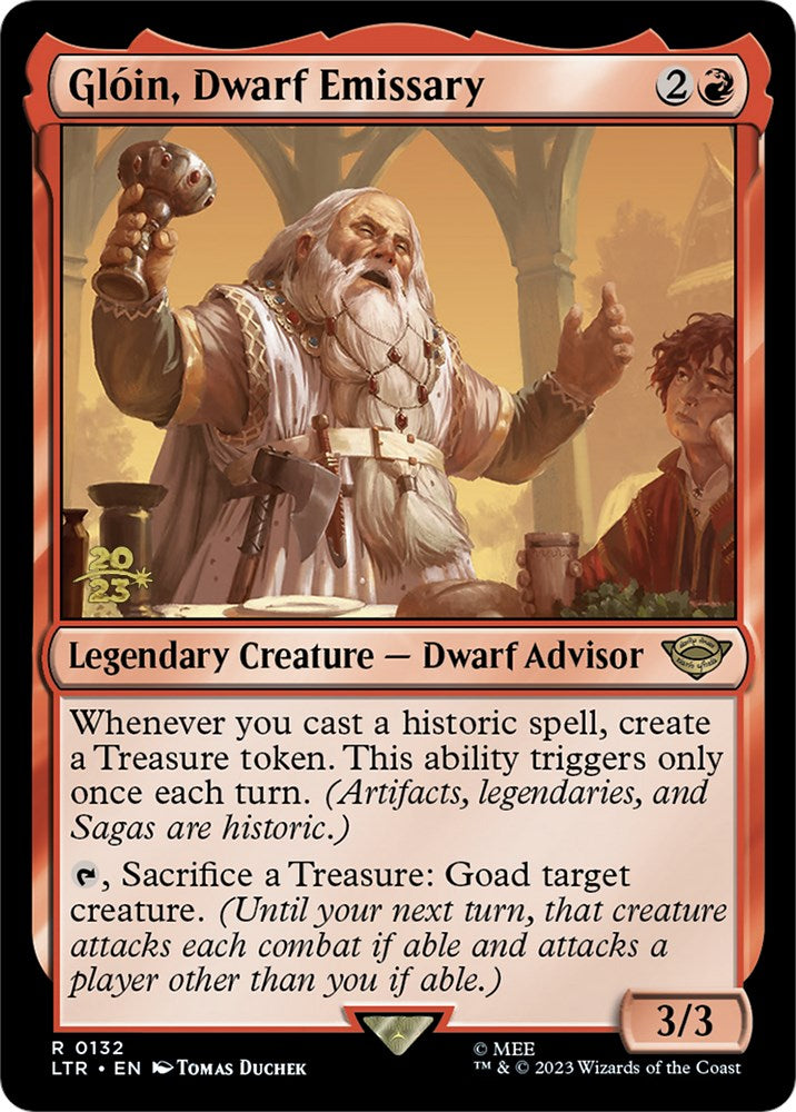 Gloin, Dwarf Emissary [The Lord of the Rings: Tales of Middle-Earth Prerelease Promos] | Good Games Cannington