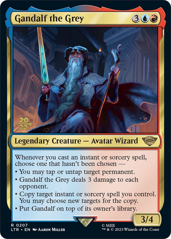 Gandalf the Grey [The Lord of the Rings: Tales of Middle-Earth Prerelease Promos] | Good Games Cannington
