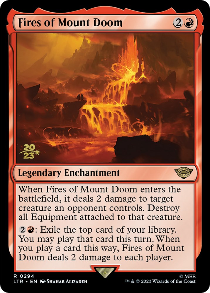 Fires of Mount Doom [The Lord of the Rings: Tales of Middle-Earth Prerelease Promos] | Good Games Cannington