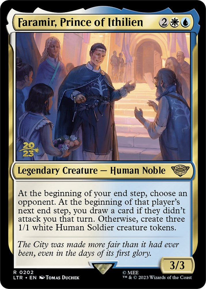 Faramir, Prince of Ithilien [The Lord of the Rings: Tales of Middle-Earth Prerelease Promos] | Good Games Cannington