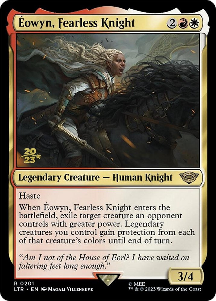 Eowyn, Fearless Knight [The Lord of the Rings: Tales of Middle-Earth Prerelease Promos] | Good Games Cannington