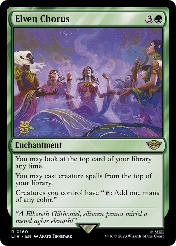 Elven Chorus [The Lord of the Rings: Tales of Middle-Earth Prerelease Promos] | Good Games Cannington
