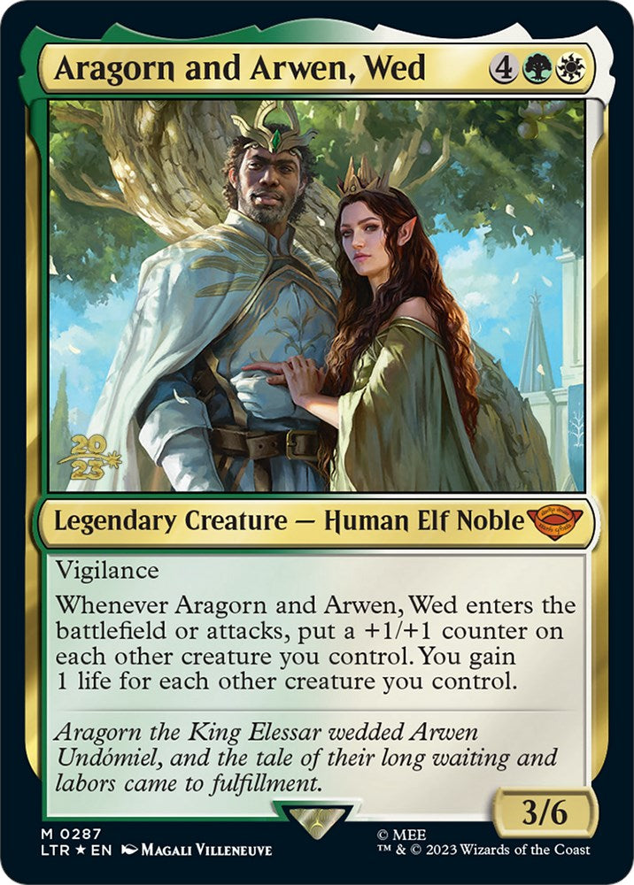 Aragorn and Arwen, Wed [The Lord of the Rings: Tales of Middle-Earth Prerelease Promos] | Good Games Cannington