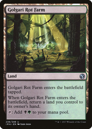 Golgari Rot Farm [Iconic Masters] | Good Games Cannington