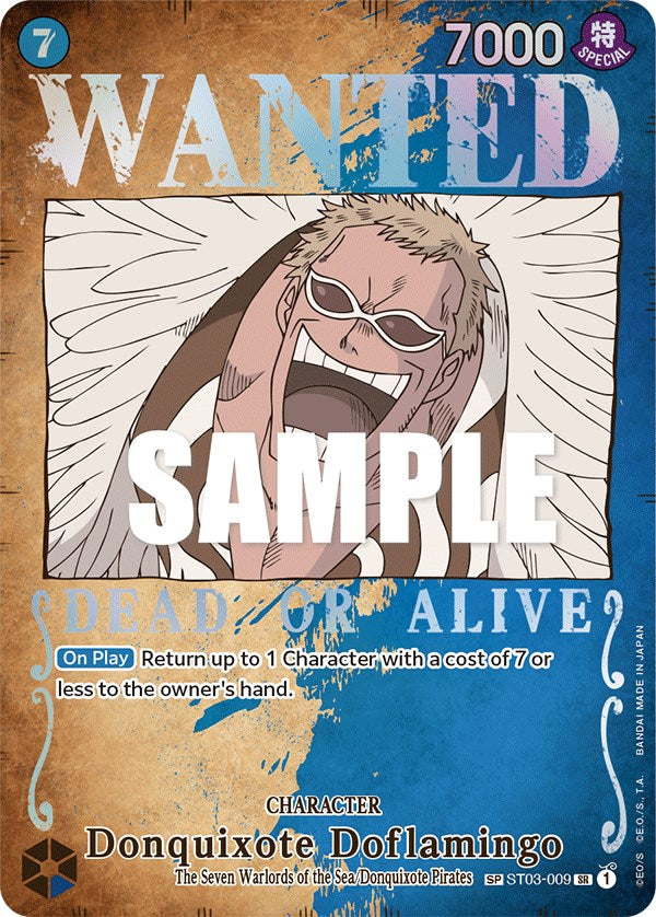 Donquixote Doflamingo (Wanted Poster) [Pillars of Strength] | Good Games Cannington