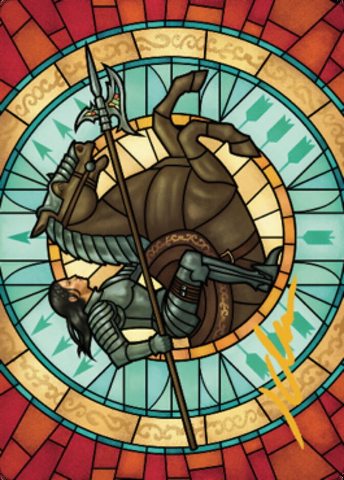 Tori D'Avenant, Fury Rider Art Card (Gold-Stamped Signature) [Dominaria United Art Series] | Good Games Cannington