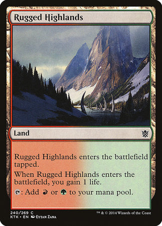 Rugged Highlands [Khans of Tarkir] | Good Games Cannington
