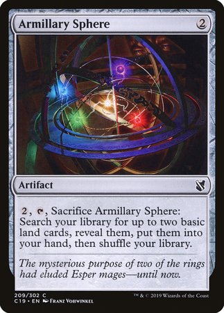 Armillary Sphere [Commander 2019] | Good Games Cannington