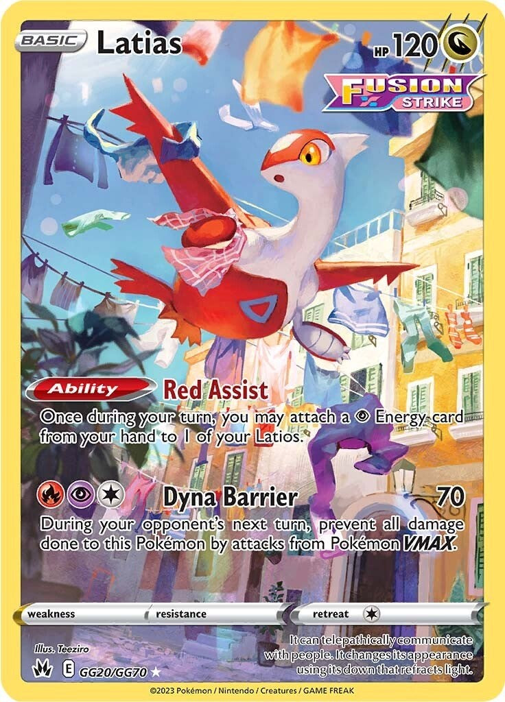 Latias (GG20/GG70) [Sword & Shield: Crown Zenith] | Good Games Cannington
