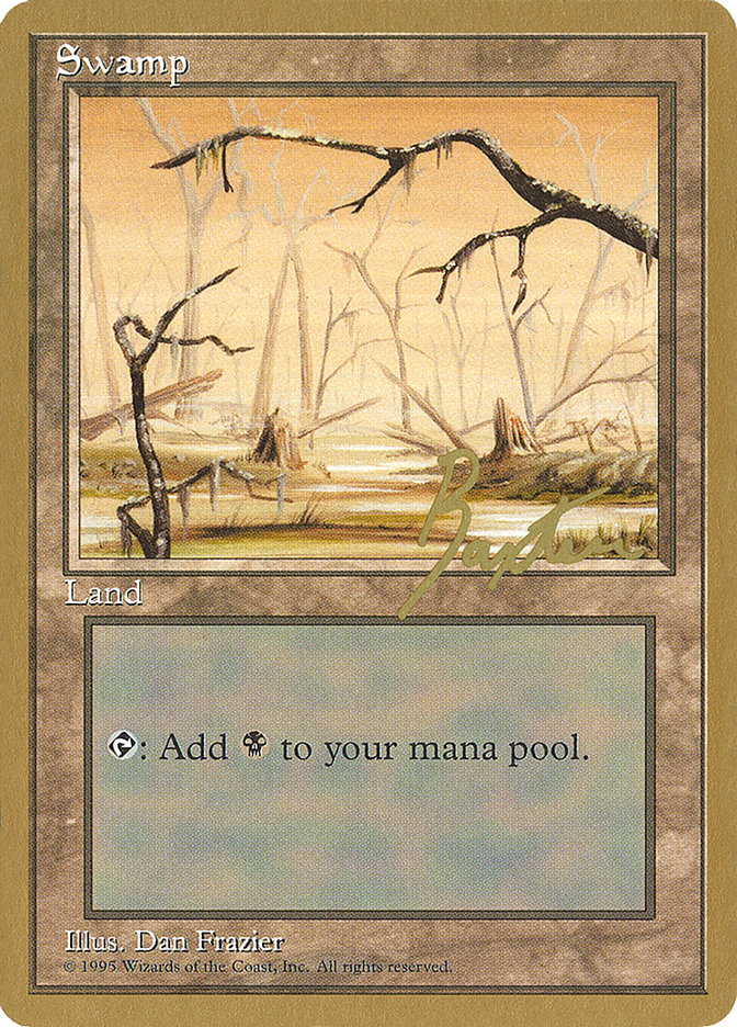 Swamp (gb370) (George Baxter) [Pro Tour Collector Set] | Good Games Cannington