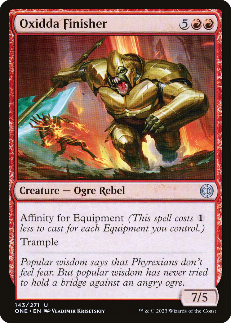 Oxidda Finisher [Phyrexia: All Will Be One] | Good Games Cannington