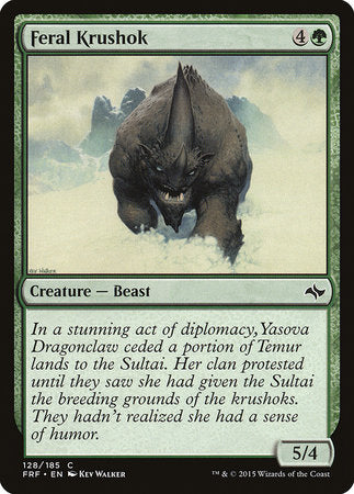 Feral Krushok [Fate Reforged] | Good Games Cannington