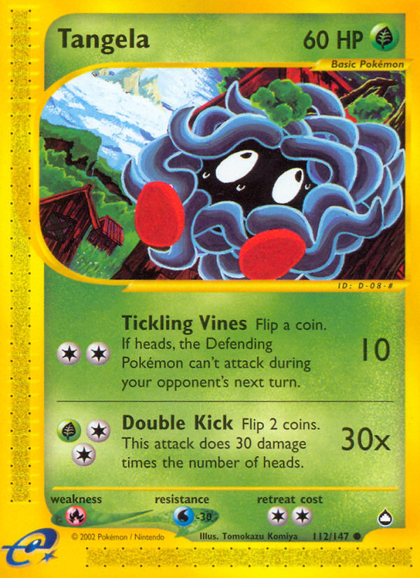 Tangela (112/147) [Aquapolis] | Good Games Cannington