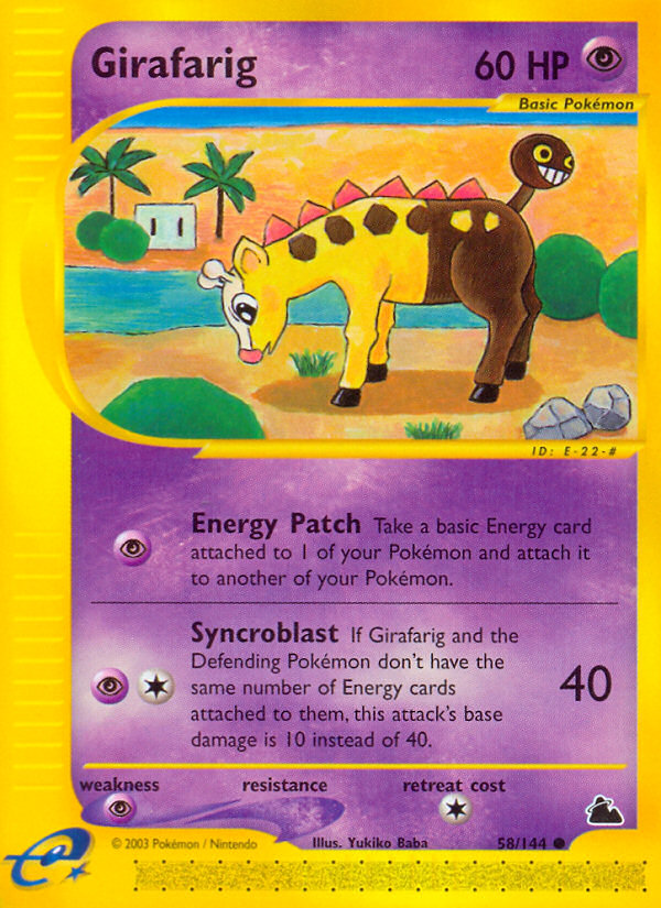 Girafarig (58/144) [Skyridge] | Good Games Cannington