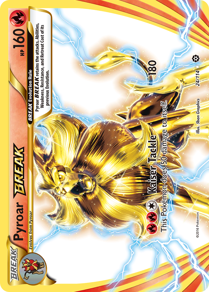 Pyroar BREAK (24/114) [XY: Steam Siege] | Good Games Cannington