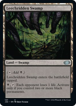Leechridden Swamp [Jumpstart 2022] | Good Games Cannington