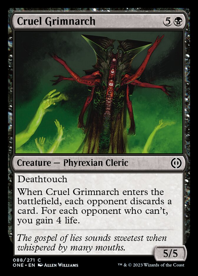 Cruel Grimnarch [Phyrexia: All Will Be One] | Good Games Cannington