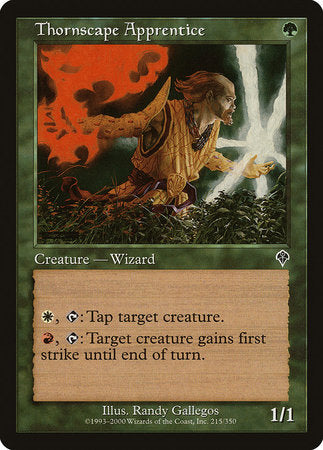 Thornscape Apprentice [Invasion] | Good Games Cannington