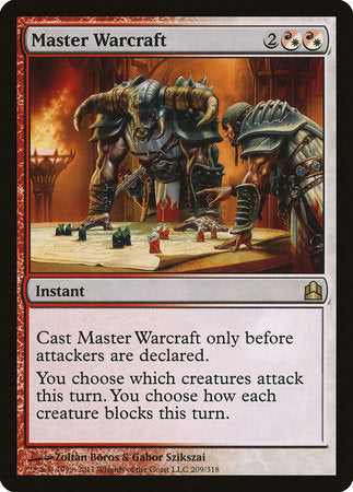 Master Warcraft [Commander 2011] | Good Games Cannington