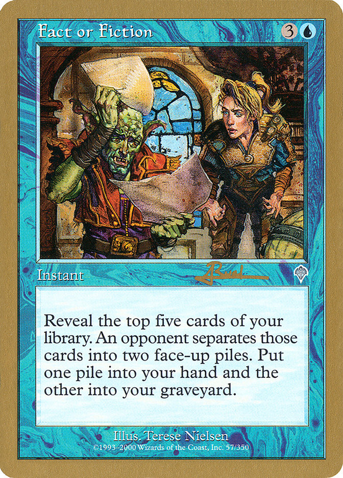 Fact or Fiction (Antoine Ruel) [World Championship Decks 2001] | Good Games Cannington