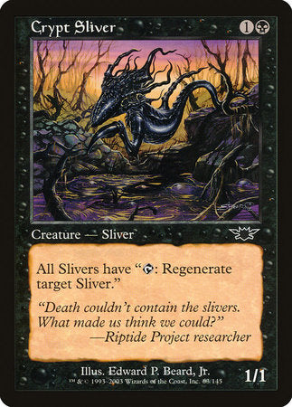 Crypt Sliver [Legions] | Good Games Cannington