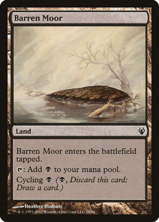 Barren Moor [Duel Decks: Izzet vs. Golgari] | Good Games Cannington