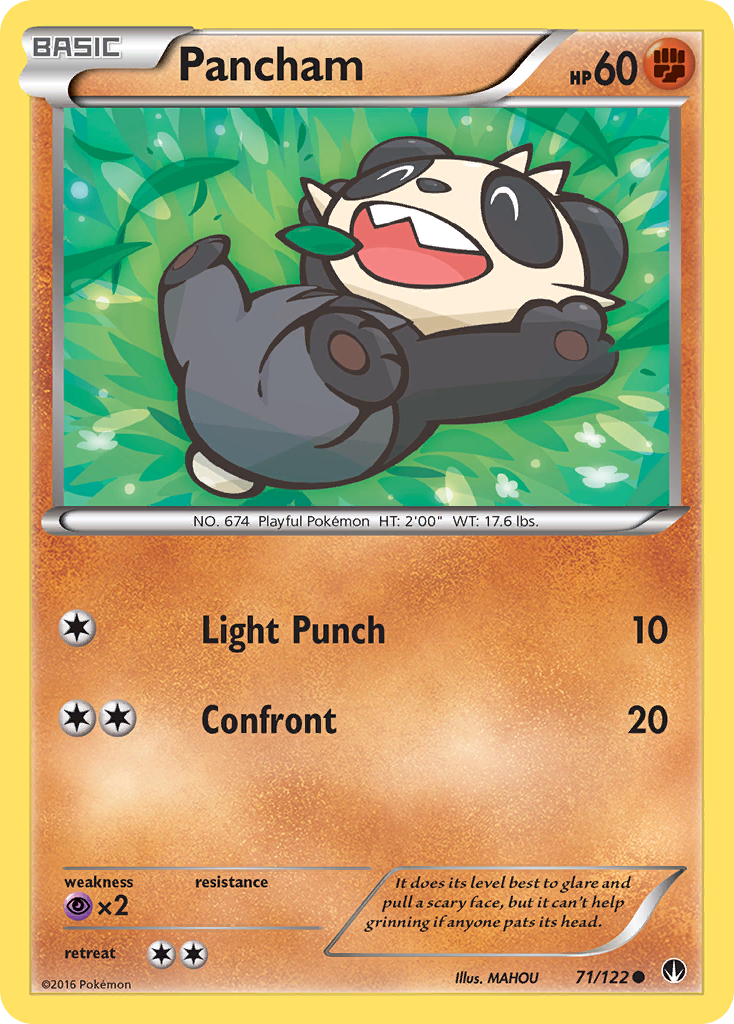 Pancham (71/122) [XY: BREAKpoint] | Good Games Cannington