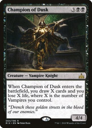 Champion of Dusk [Rivals of Ixalan] | Good Games Cannington