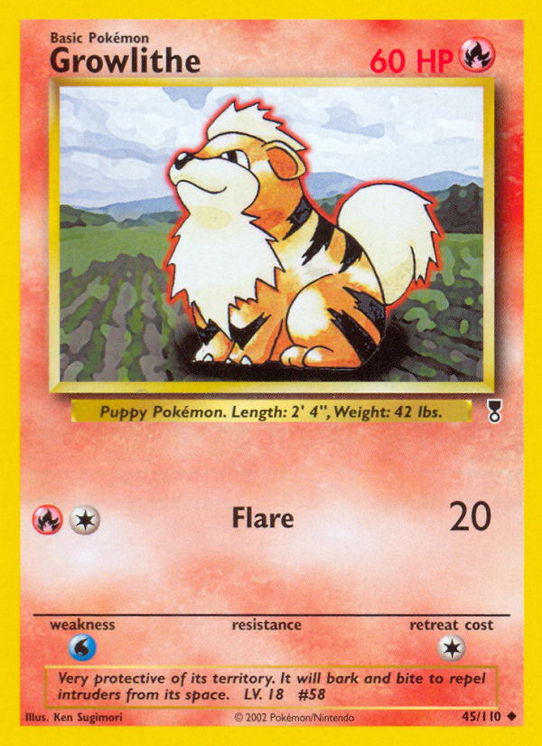 Growlithe (45/110) [Legendary Collection] | Good Games Cannington