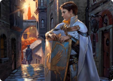 Dennick, Pious Apprentice Art Card [Innistrad: Midnight Hunt Art Series] | Good Games Cannington