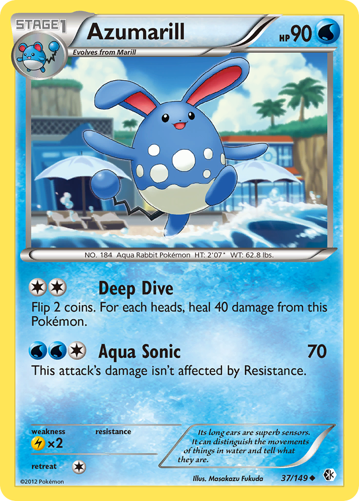 Azumarill (37/149) [Black & White: Boundaries Crossed] | Good Games Cannington