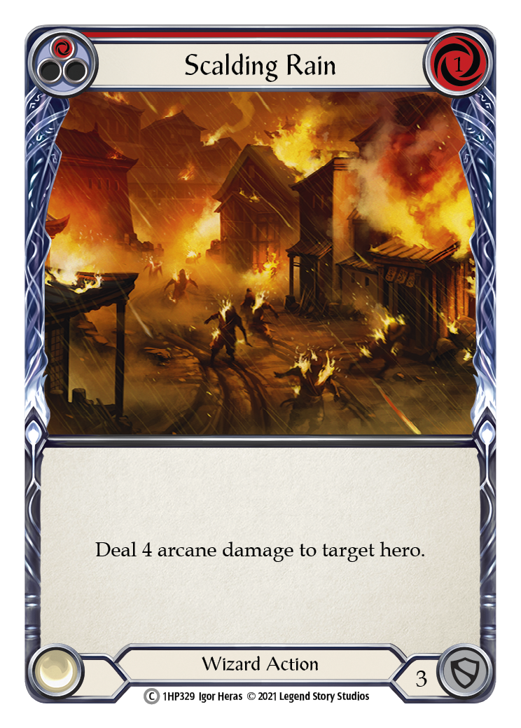 Scalding Rain (Red) [1HP329] | Good Games Cannington