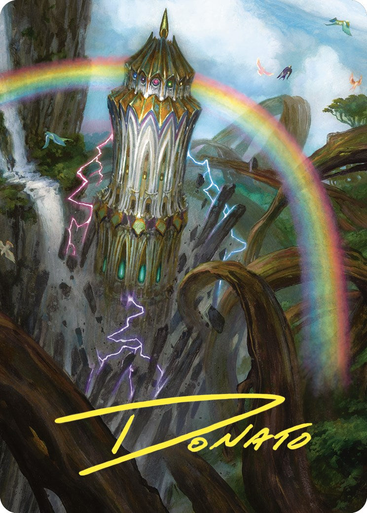 Command Tower Art Card (Gold-Stamped Signature) [Commander Masters Art Series] | Good Games Cannington